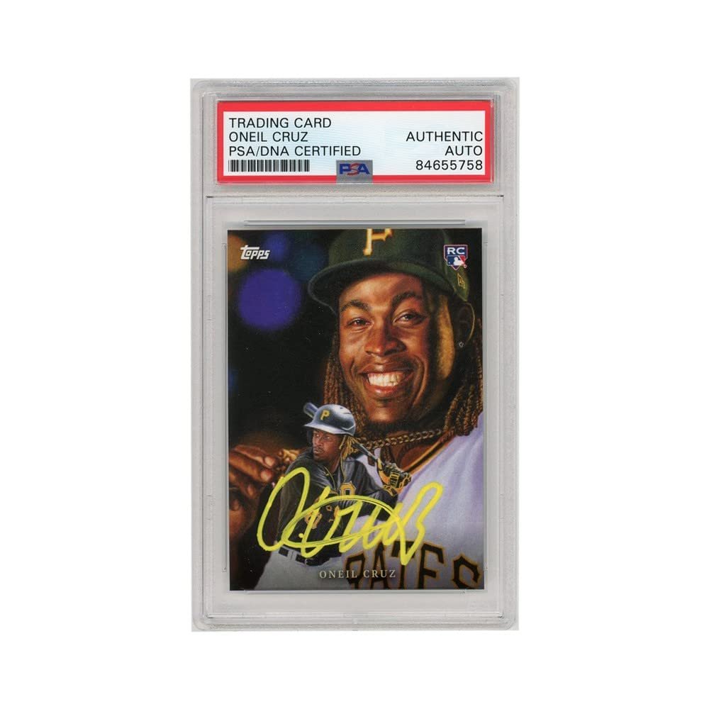 Oneil Cruz 2022 Topps Game Within The Game RC Autograph Card #5 PSA/DNA (Yellow Ink)