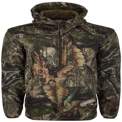 Drake DNT3030-MEN-036-2 Midweight Endurance 1/4 Zip with Kangaroo Pouch Country DNA Medium