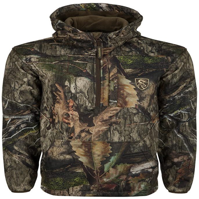 Drake DNT3030-MEN-036-2 Midweight Endurance 1/4 Zip with Kangaroo Pouch Country DNA Medium