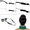 Adjustable eyewear holder for kids and adults, strap holds glasses to prevent them from getting lost, Black, Talla nica view 3