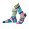 Solmate Socks - Mismatched Crew Socks; Made in USA; Hummingbird Medium view 1
