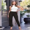 Hybrid & Company Super Comfy Stretch with Full Elastic Waist Pull On Millennium Twill Pant KP44972 BROWN M view 3