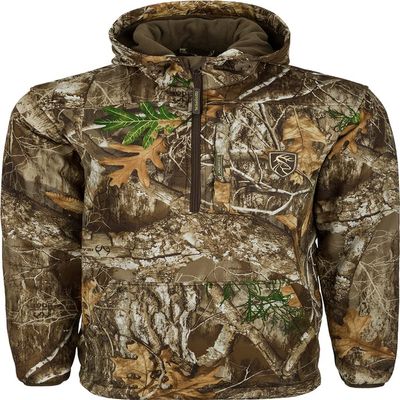 Drake Midweight Endurance 1/4 Zip with Kangaroo Pouch, Color: Edge, Size: S (DNT3030-MEN-030-1)