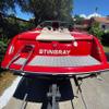 Boat EVA Faux Teak Decking Floor Compatible with 2016 Stingray 180RX Swim Step Cockpit view 1