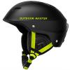 OutdoorMaster Kelvin Ski Helmet - Snowboard Helmet for Men, Women & Youth (Black+Lemon,XL) view 1