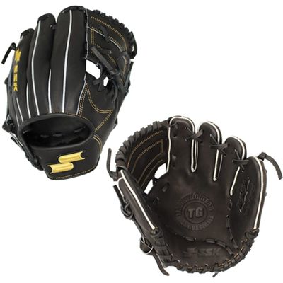 SSK Training Gear 10.5 Infield Baseball Training Glove  Quick Hands Trainer  One-Piece Web, I Web, Single Post Web  Right & Hand Throw (One-Piece, Right Hand Throw)