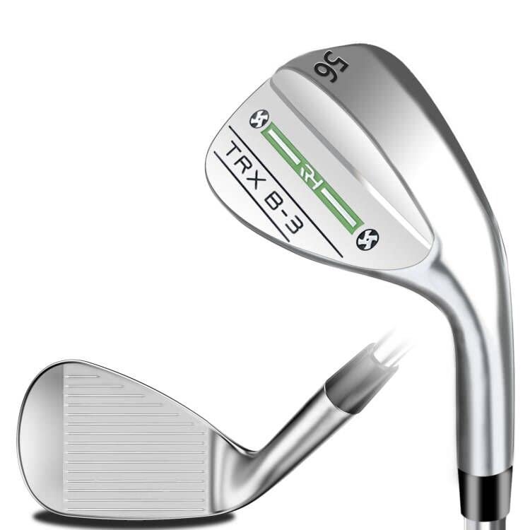 POSSOT 3 PCS Wedge Set or Individual Golf Wedges, Available in 56 Sand Wedge for Man and Woman Right Hand with Rubber Grip, Sliver.