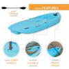 Lifetime Cadet Youth Kayak, Paddle Included view 4