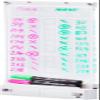 Viper Illumiscore See-Through Illuminated Back-Lit Dry Erase Dart Scoreboard, Standard (15.50" L x 7.50" W), White/Clear view 3