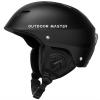 OutdoorMaster Kelvin Ski Helmet - Snowboard Helmet for Men, Women & Youth (Black,XL) view 1