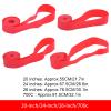plplaaoo 2PCS/Set Bicycle Rim Strip, PVC Red Bike Rim Tape, Wear Resistant and Anti Pressure Bike Tire Liner, Bicycle Rim Liner for Bike, 4 Different Sizes Can Be Chosen(700C/29in) view 2