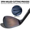 POSSOT 3 PCS Wedge Set or Individual Golf Wedges, Available in56 Sand Wedge for Man and Woman Right Hand with Rubber Grip, Black. view 4