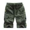 Ymosrh Mens Workout Shorts, Cotton Shorts Men Best Fishing Gifts for Quick Dry Shorts 28 Summer Fashion Casual Printed Loose Quick-Drying Shorts Beach Pants Shorts Long Cargo Chino (5XL, Army Green) view 1