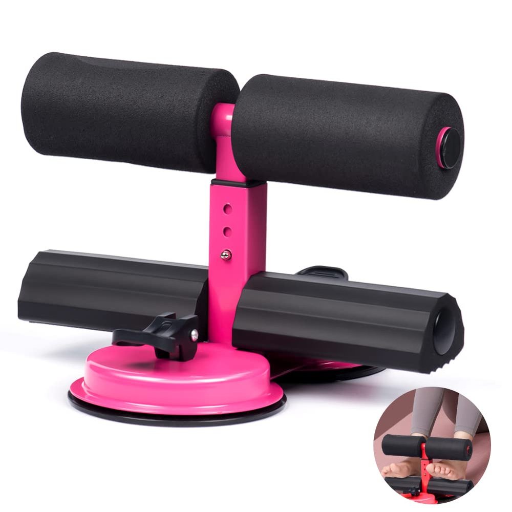 LAERPER Abs Sit up Bar for Floor, Sit Up Assistant Device Machine with Double Suction Cup,for Finess Exercising Abdominal Muscles Full Body Training