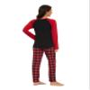 YIJIU Matching Family Christmas Pajama Set Xmas Sleepwear Long Sleeve Tee and Plaid Pants Pjs Loungewear,Elk Reindeer,Men-M view 3