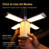 KLARUS CL2 Rechargeable Camping Lantern, 750LM 7 Light Modes Waterproof Foldable Tent Light with 10,000mAh Power Supply for Emergency, Camping, Beach, Travel, Power Outages - White view 4