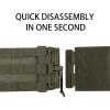 Tactical Cronex Molle Vest Quick Release Buckle Set, Quick Disconnect Cummerbund Adapters for JPC CPC NCP XPC 420 Vest (ranger green) view 3