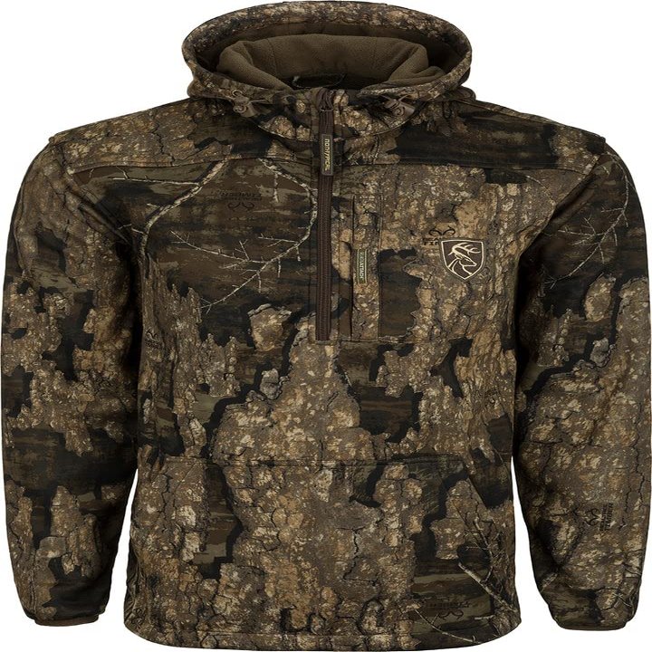 Drake Waterfowl Non Typical Endurance 1/4 Zip With Kangaroo Pouch Agion Active XL Timber - 2XL