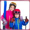 Honoson 2 Pairs Kids Snow Gloves Winter Waterproof Kids Ski Gloves Youth for Girls Boys Outdoor Toddler Snowboard Warm Clothe(Classic Pattern,10-15 Years) view 2