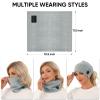 TICONN Neck Gaiter Face Cover Scarf, Neck Warmer Breathable Sun & Wind-proof for Skiing Fishing Hiking Cycling (Fleece, Chiseled Stone-2pk) view 2