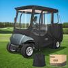 10L0L 2 Passenger Golf Cart Enclosure fit Yamaha G29 Drive, 600D Heavy Duty Yamaha Rain Cover with Clear PVC Windshield,Waterproof and UV Block Oxford Cloth view 1