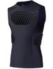 Youper Youth Baseball Padded Chest Protector Shirt, Rib Heart Sternum Guard for Football, Softball & Lacrosse (Black, Small) view 1