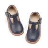 Otter MOMO Toddler Little Girls Oxford Shoes Mary Jane Flat T-Strap School Uniform Party Blue Dress Shoes Size 13 view 1