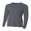 A4 Cooling Performance Long Sleeve Crew Teal 4XL view 1
