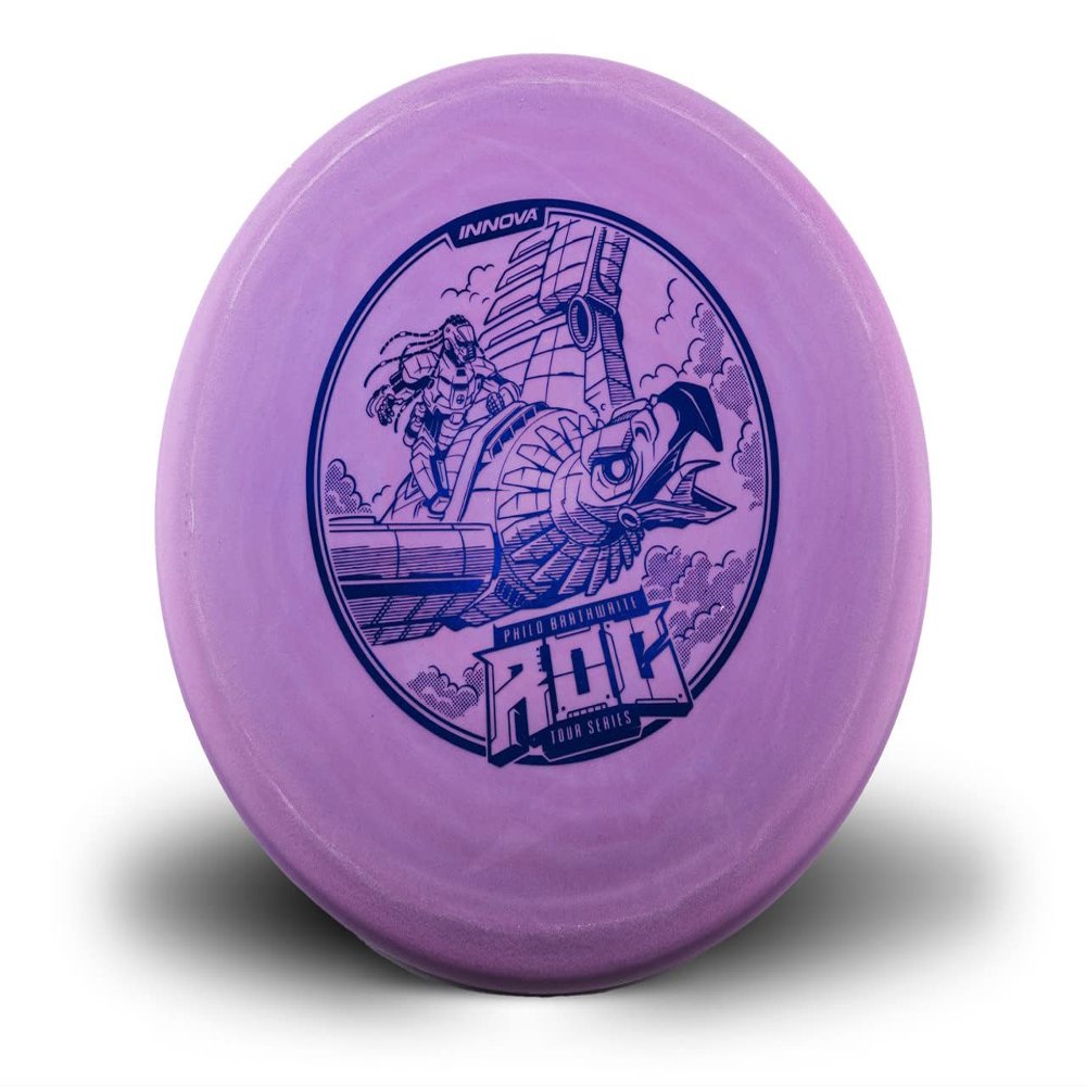 Innova Discs Innova Limited Edition 2022 Tour Series Philo Brathwaite Color Glow DX ROC Mid-Range Golf Disc [Colors Will Vary] - 178-180g