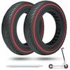 Cooryda Solid Tire for Xiaomi m365 Electric Scooter Mijia Mi m365 pro/gotrax gxl V2/gotrax XR, 8.5 inches Electric Scooter Wheels 8 1/2'' Front or Rear Replacement Honeycomb Solid Tires view 1