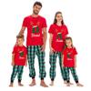 Christmas Matching Reindeer Family Initial Name Baby Girl Boys T-Shirt view 1