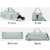 SMALLBLUER Sports Gym Bag Overnight Weekend Duffel Bags with Trolley Sleeve and Shoe Compartment-Dark purple view 2