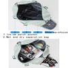 SMALLBLUER Sports Gym Bag Overnight Weekend Duffel Bags with Trolley Sleeve and Shoe Compartment-Dark purple view 4
