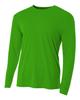 A4 Cooling Performance Long Sleeve Crew Kelly XS view 1