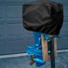 Bavokon Outboard Motor Black 210D Waterproof Oxford Fabric,Outboard Engine,Outboard Motor,Half Outboard Engine,Resistant No Fading Boat Engine Hood,Motor Hood Fits 15-250 view 3