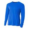 A4 Cooling Performance Long Sleeve Crew Royal XS view 1