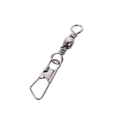 100Pcs Fishing Connector Rotating Solid Ring Metal with Interlock Tool Tackle Swivels Solid Rings High Strength Solid Rings Fishing Tackle(8)