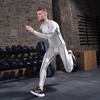 CARGFM Men's Mock Compression Shirt UPF 50+ Long Sleeve Turtleneck Undershirts Baselayer Athletic Running T-Shirts Top White view 4