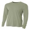 A4 Cooling Performance Long Sleeve Crew Olive XS view 1