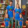 Christmas Red Plaid Truck Matching Family Baby Girl Boys T-Shirt view 3