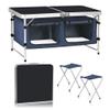 Camp Field Camping Folding Aluminum Table with Adjustable Legs,Outdoor Picnic Foldable Table for Travel Beach, Backyards, BBQ, Party and Gift... view 1