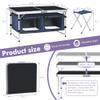 Camp Field Camping Folding Aluminum Table with Adjustable Legs,Outdoor Picnic Foldable Table for Travel Beach, Backyards, BBQ, Party and Gift... view 2