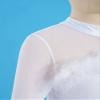 iiniim Girls Kids Faux Fur Figure Ice Skating Dress Christmas Competition Dance Wear Costume White 4 Years view 3