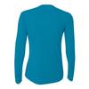A4 Ladies' Long Sleeve Cooling Performance Crew Shirt Electric Blue view 1