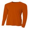 A4 Men's Cooling Performance Long Sleeve T-Shirt Burnt Orange view 1