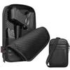 FINPAC Concealed Carry Gun Pouch with Shoulder Strap, Soft Pistol Case Fanny Pack Waist Belt Firearm Bag with Holster for Handgun, Air Gun, Men, Women (Black) view 1