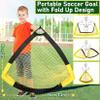 Happy Jump 7x5 FT & 5x3.6 FT Portable Soccer Goal for Youth Players Ages 614, Large-Frame Design Built for Long-Term Development, Easy Setup for Backyard, Park or School Training view 3