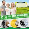 Happy Jump 7x5 FT & 5x3.6 FT Portable Soccer Goal for Youth Players Ages 614, Large-Frame Design Built for Long-Term Development, Easy Setup for Backyard, Park or School Training view 4