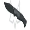 Fox Eastwood Tiger FX-524B Liner Lock Black Stainless and Black G10 Knife FX-524 B view 1