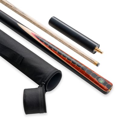 CRICAL Snooker Cue 3/4 Piece Kit with Case Box and Extension 10mm Tip 57 inch
